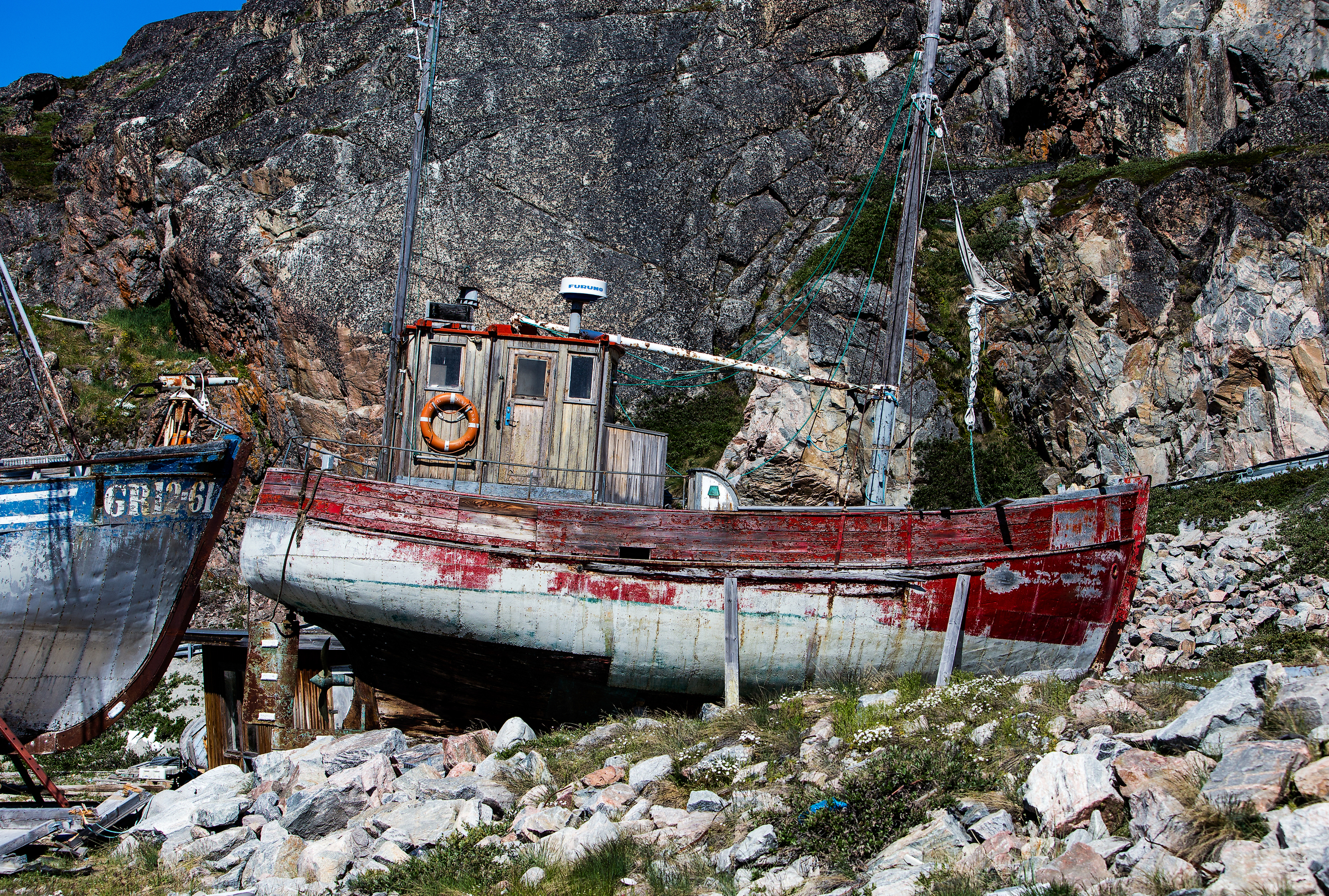 Fischerboote in Ilulissat